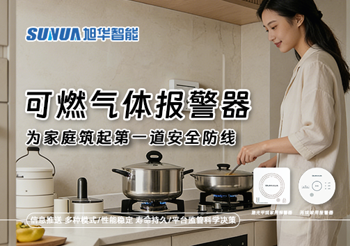 可燃气体报警器，为家庭筑起第一道安全防线！